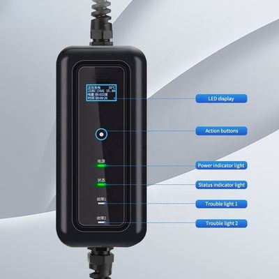 3.5KW-22KW Draagbare EV-oplader voor Home Station Uitgangsspanning 110-380V Autoplader